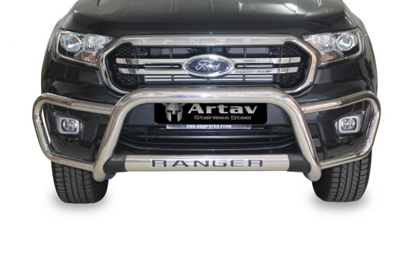 Ford Ranger T6 Facelift Tri Bumper 2 Stainless