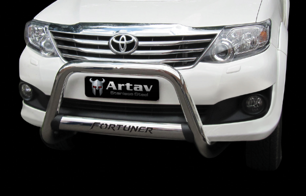 Toyota Fortuner 2006 D4D Nudge Bar Stainless
