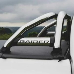 Toyota Hilux 6 Bend Stainless Sports Bar with Oval Side Plates - Double Cab & Extended Cab