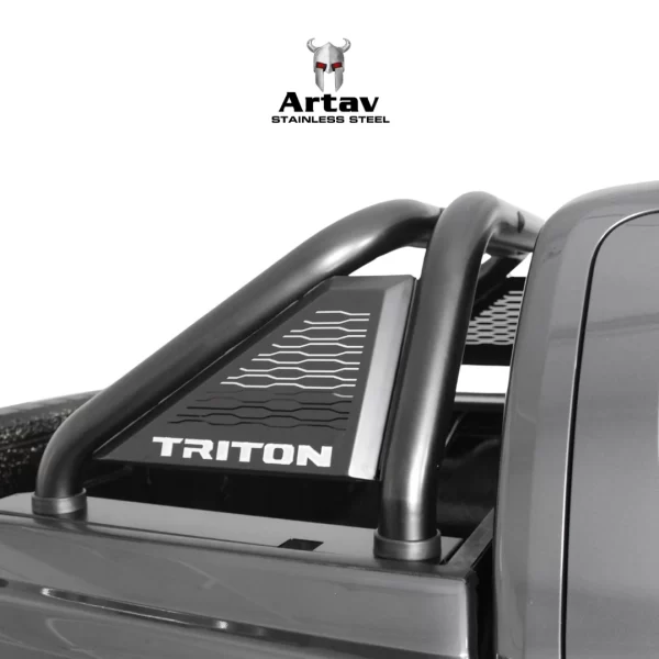 Mitsubishi Triton Sports Bar Black Stainless Steel 2024>