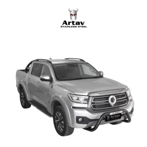GWM P300 Nudge Bar Black Stainless (PDC Friendly) 2025>