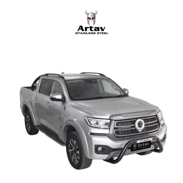 GWM P300 Nudge Bar Black Stainless (PDC Friendly) 2025>