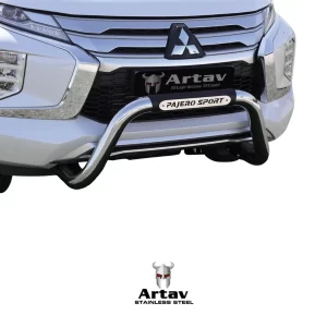 Mitsubishi Pajero Sport Stainless Steel Nudge Bar 2020>