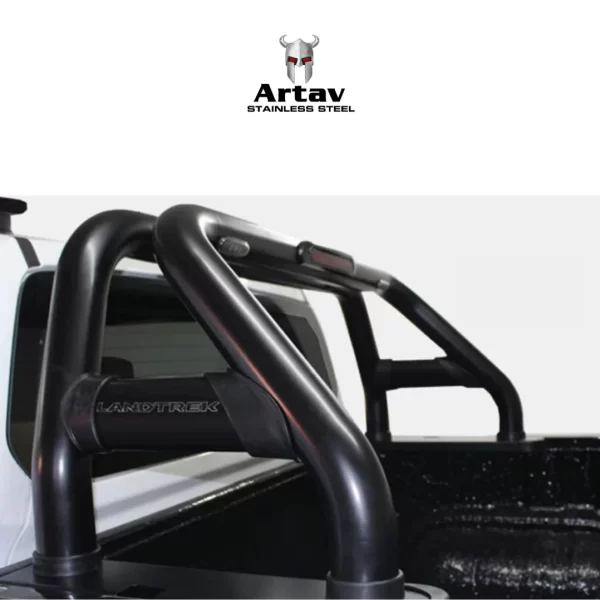 Peugeot Landtrek Black Stainless Steel Sports Bar 2021>