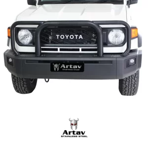 New Toyota Landcruiser 70 Series Grill Guard Black 2024>