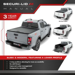 SECURI-LID M  (FOTON TUNDLAND G7 2024+)  DOUBLE CAB