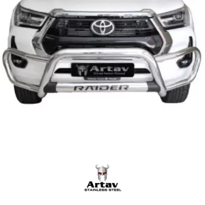 Toyota Hilux GD6 Facelift Stainless Steel Tri Bumper (Does not work with PDC Sensors) 2020>