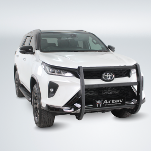 Toyota Hilux & Fortuner BullBar Black (Push Bar) (Police Bar) (Brackets Included) 2020>
