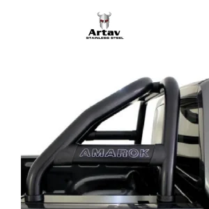 Black Sports Bar Suitable for VW Amarok 2010-2022