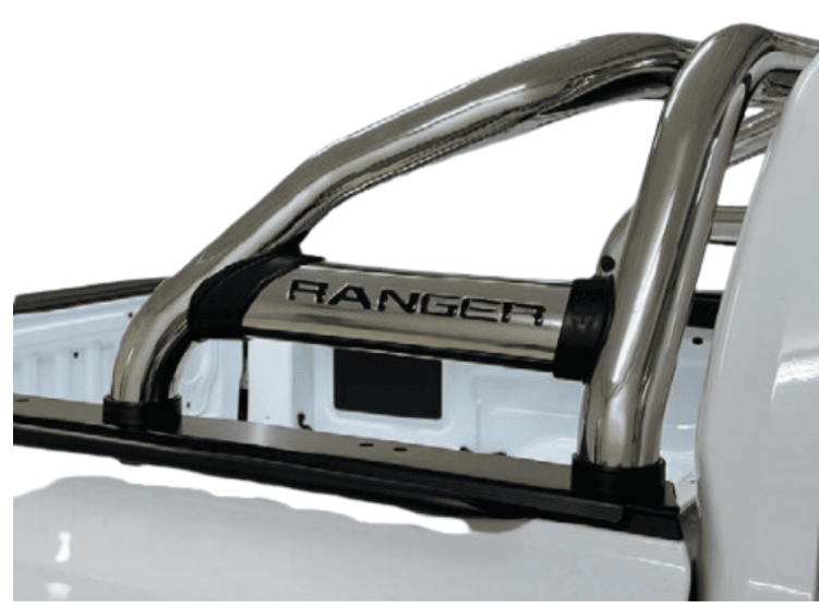 Ford Ranger Next Gen Sports Bar & Oval Side Tubes Stainless- Fits Single Cab Only 2023>