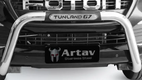Foton Tunland G7 Nudge Bar Stainless (PDC Approved) – Fits DC & SC Models 2024>
